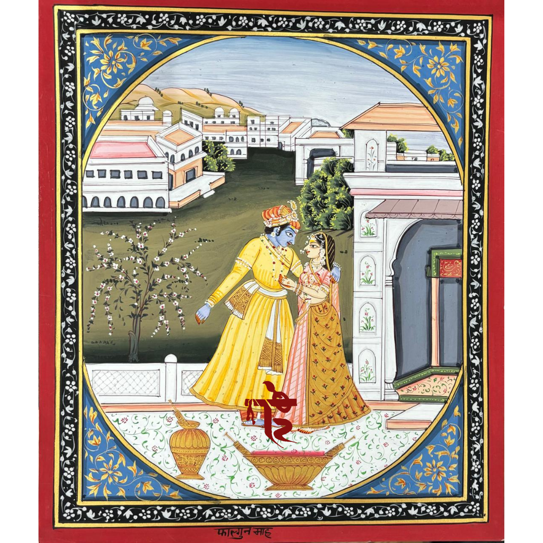 Barahmasa painting for Phalguna, February to March